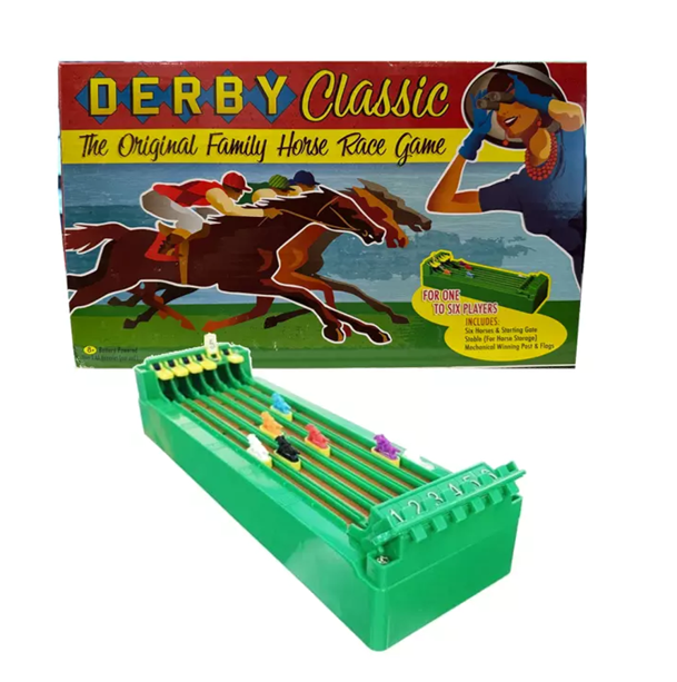 NEW Derby - The Original Family Horse Race Game (Battery Powered)