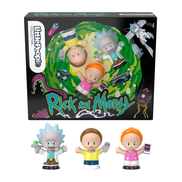NEW Fisher Price - Little People Rick & Morty Collectors Set