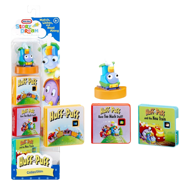 NEW Little Tikes - Story Dream Machine Huff & Puff Collection Story Cartridges