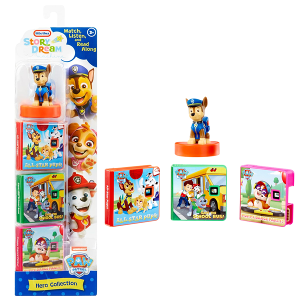 NEW Little Tikes - Story Dream Machine Paw Patrol Collection Story Cartridges
