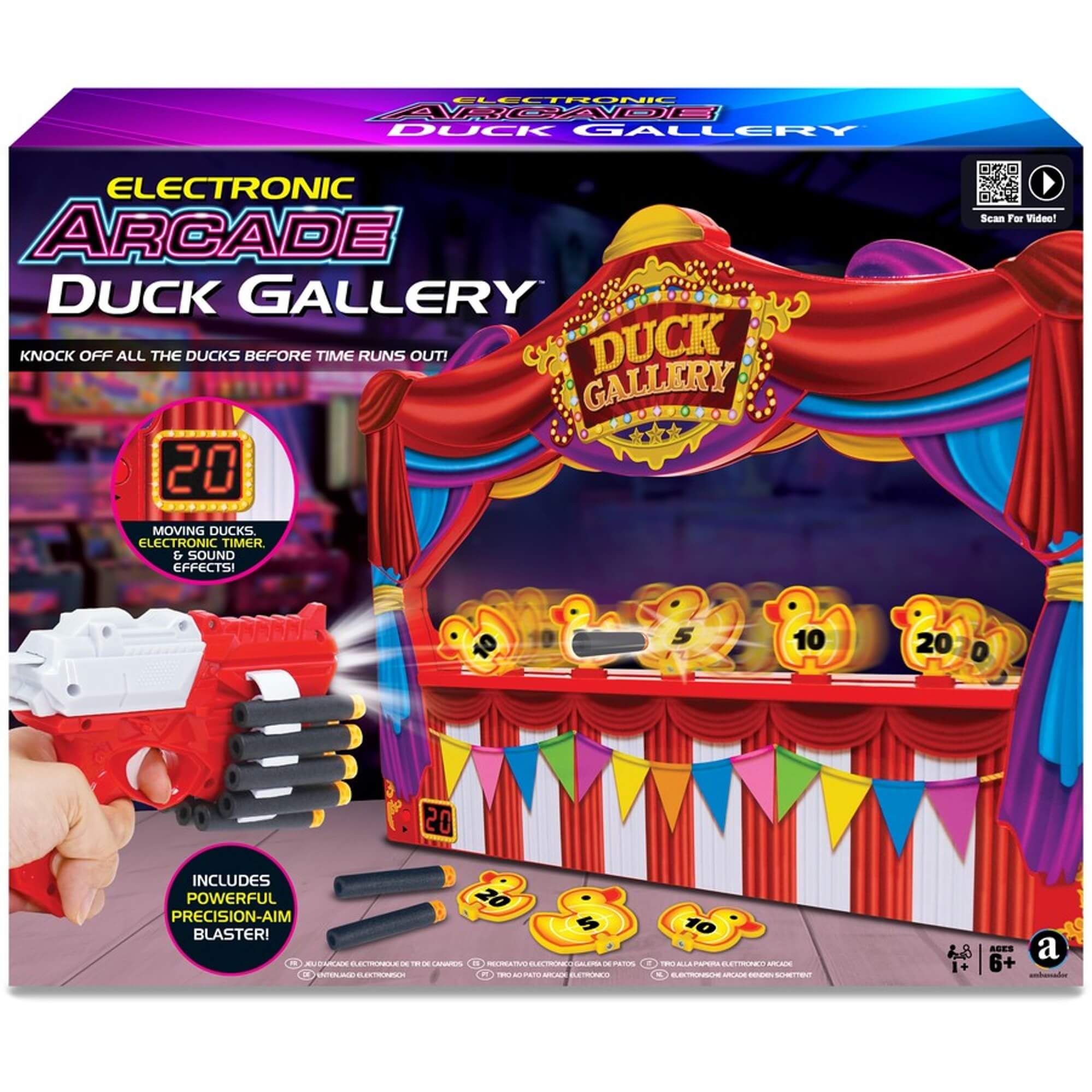 NEW - Electronic Arcade Duck Gallery Game