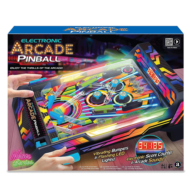NEW - Arcade Neon Pinball Machine