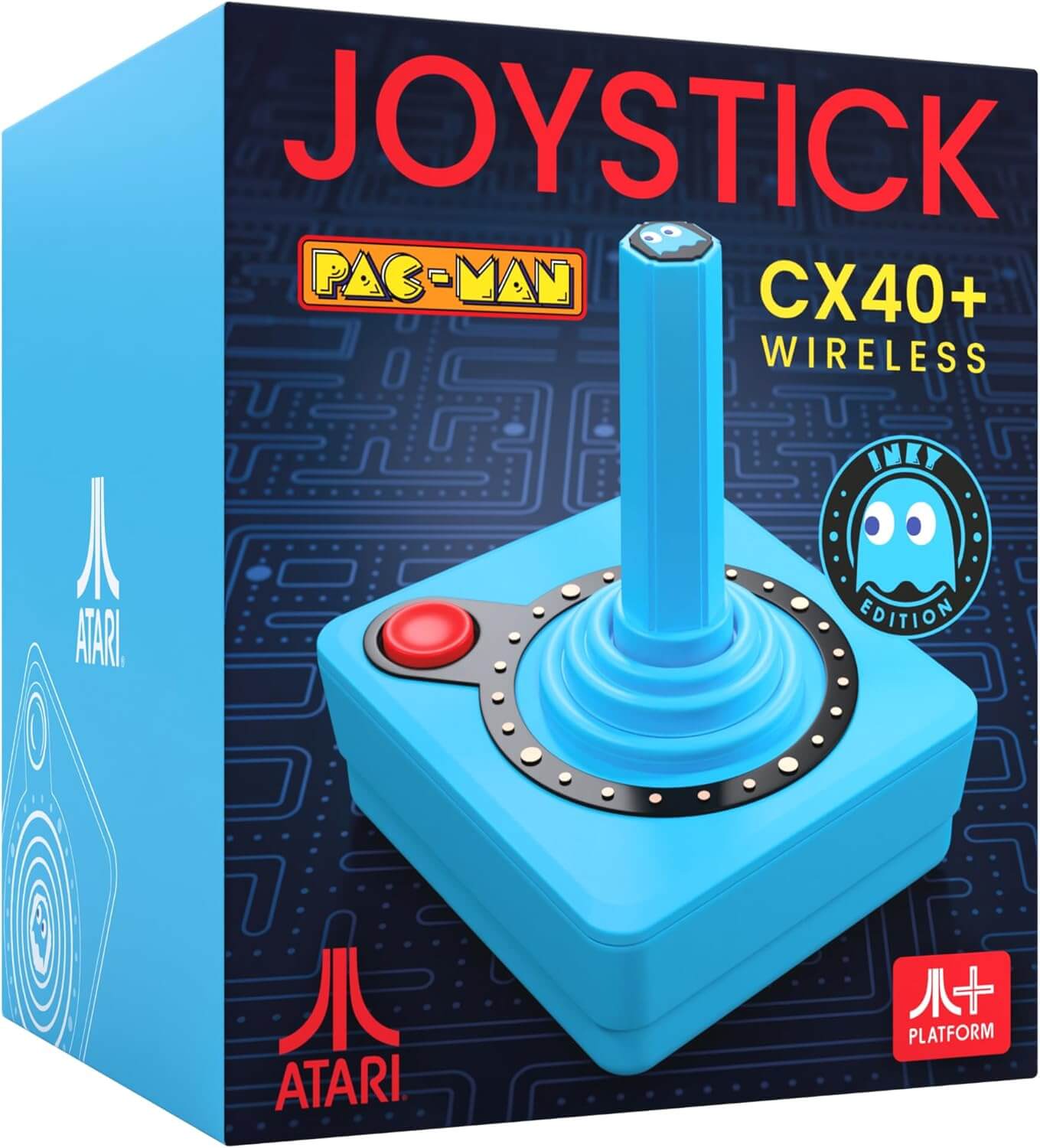 NEW - Atari Inky Blue Limited Edition CX40+ Wireless Joystick