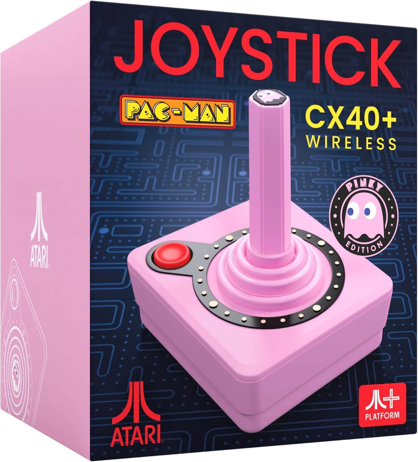 NEW - ATARI  Limited Edition Pinky Pink CX40+  Wireless Joystick
