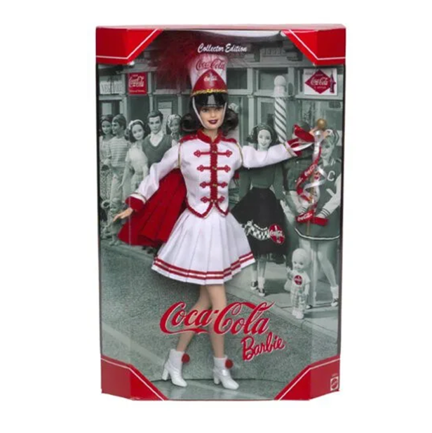 NEW Mattel - BARBIE Coca-Cola Marching Girl Collectors Doll