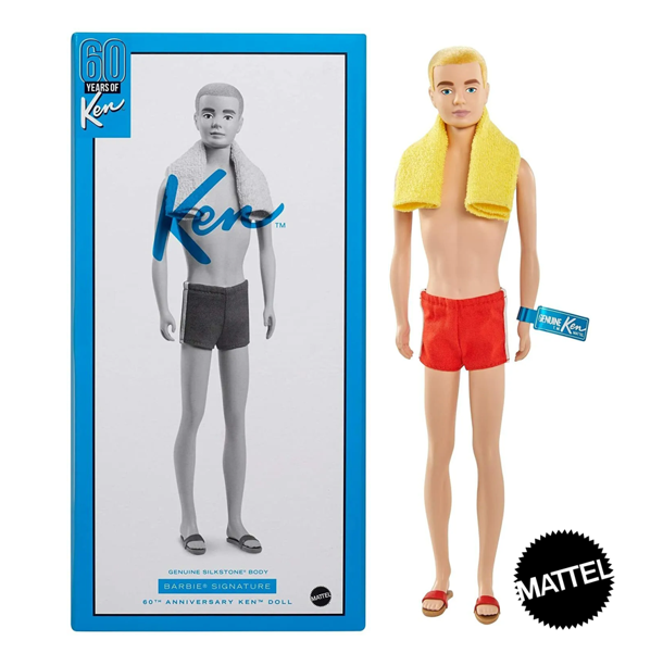 NEW - Barbie Signature Ken 60th Anniversary Vintage Doll