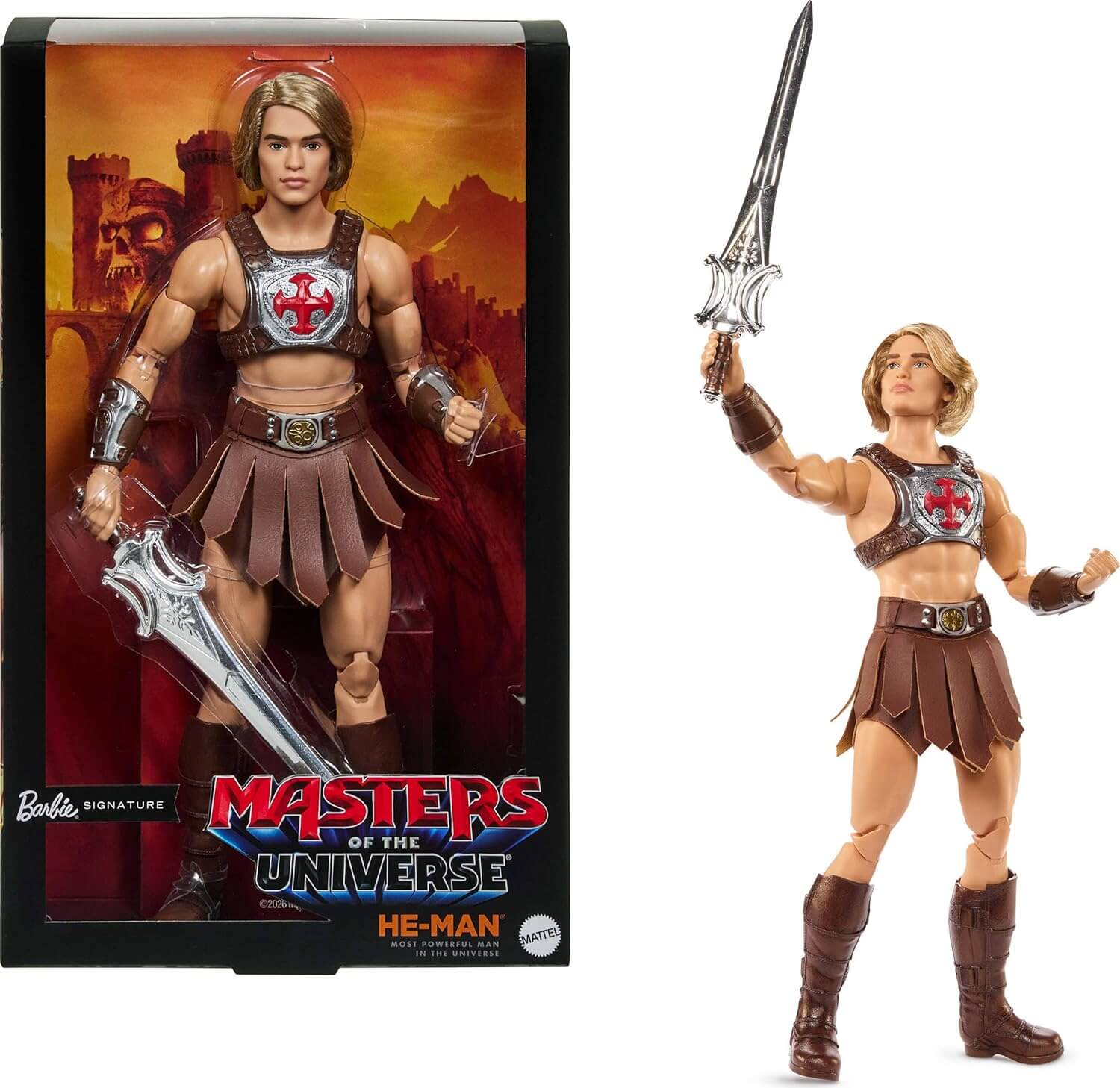NEW Mattel - BARBIE Signature Mattel MOTU He-Man Collectors Doll