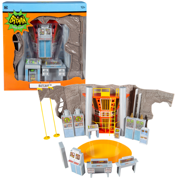 NEW - Batman Classic TV Series Batcave Playset with accessories