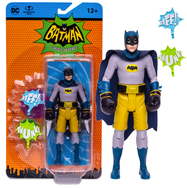 Batman Classic TV Series - Batman in Boxing Shorts with Gloves Action Figure