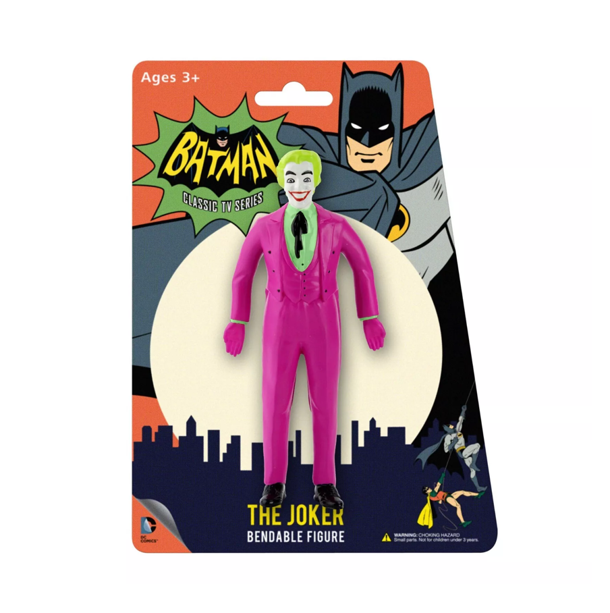 NEW - Batman Classic TV Series The Joker Bendable Figure