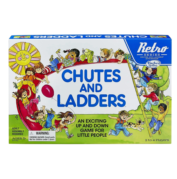 NEW - Hasbro Chutes and Ladders Board Game (Retro Series 1978)