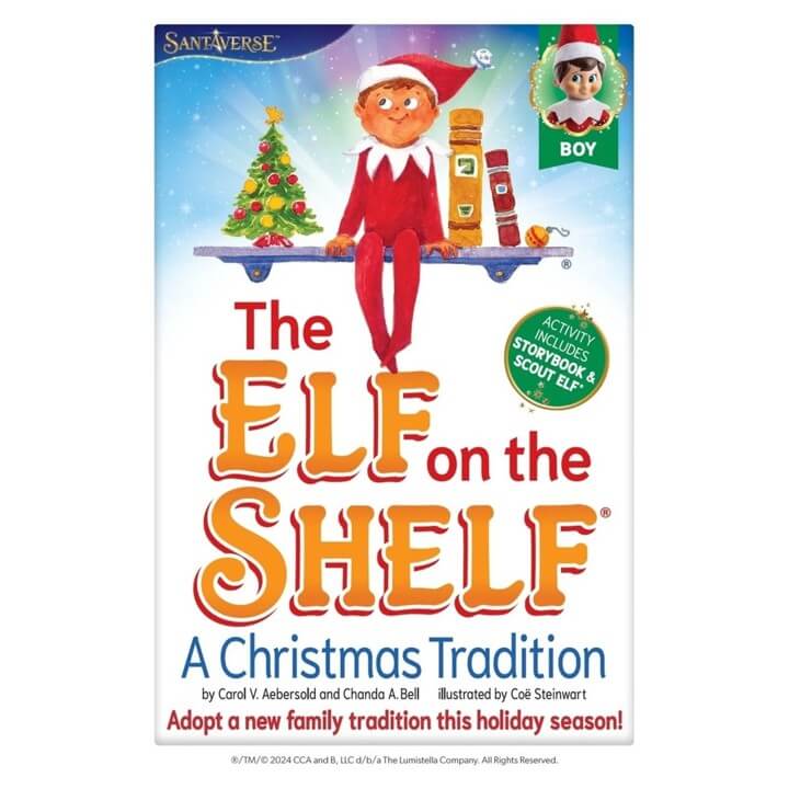 NEW - Elf on The Shelf Blue Eyed Boy Scout Elf