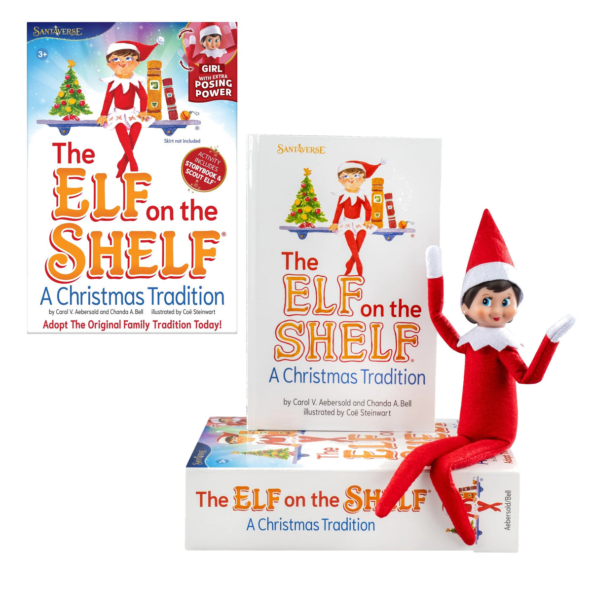 NEW - Elf on The Shelf Blue Eyed Girl Scout Elf