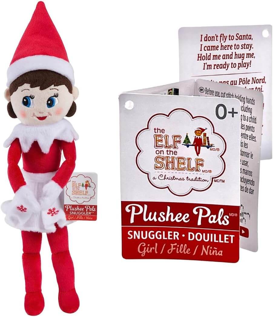 NEW - Elf on The Shelf Plushee Pals Girl Scout Elf 30cm