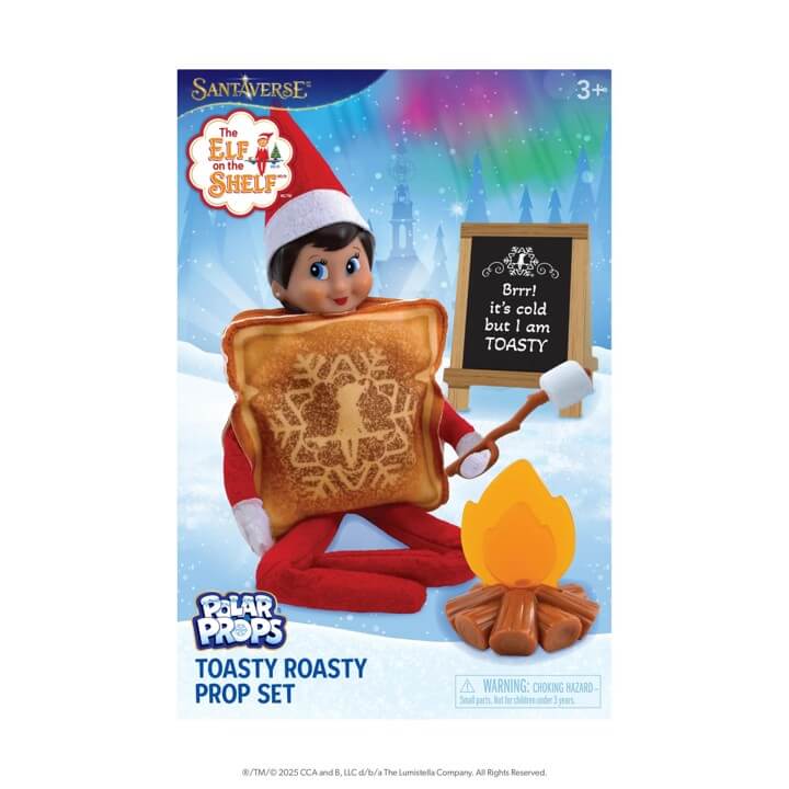 NEW - Elf on The Shelf Toasty Roasty Prop Set