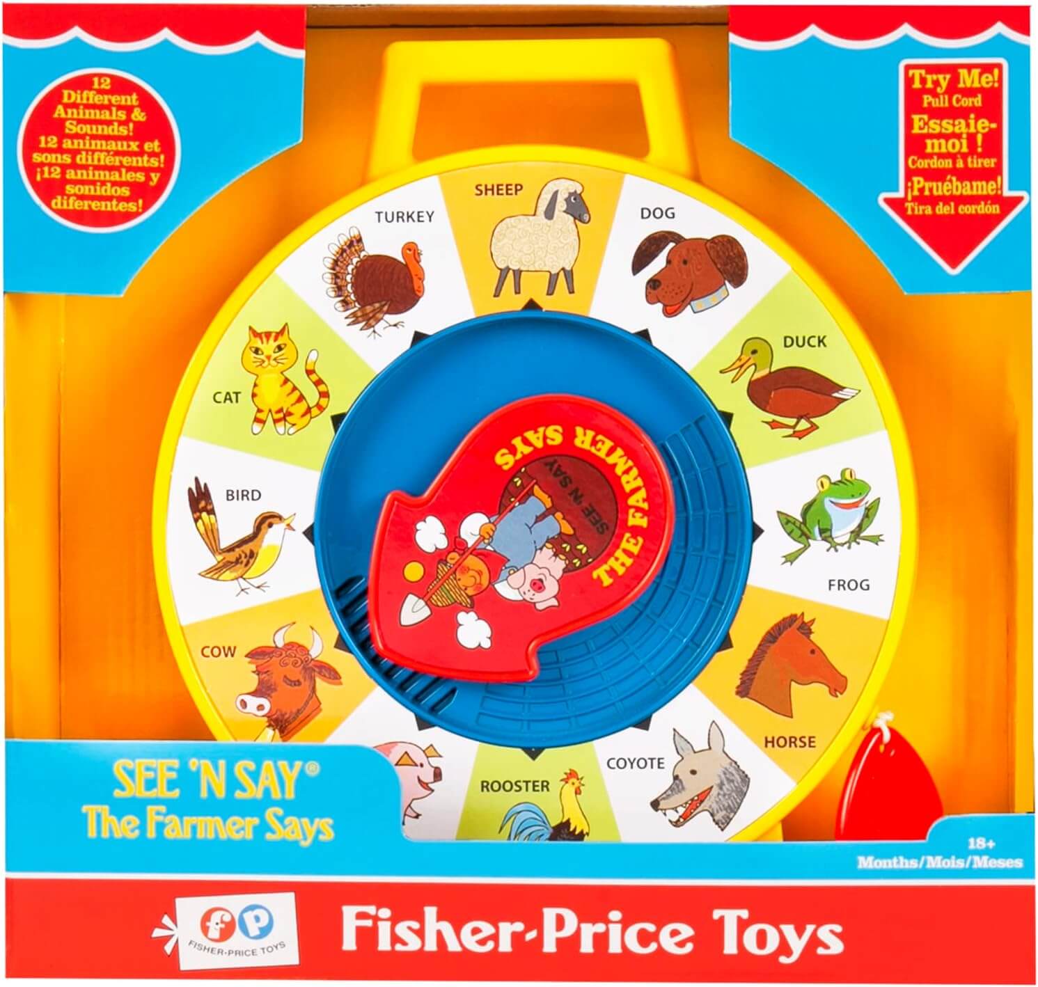 NEW - Fisher-Price Retro Toy Series - See 'n' Say (1981 Design)