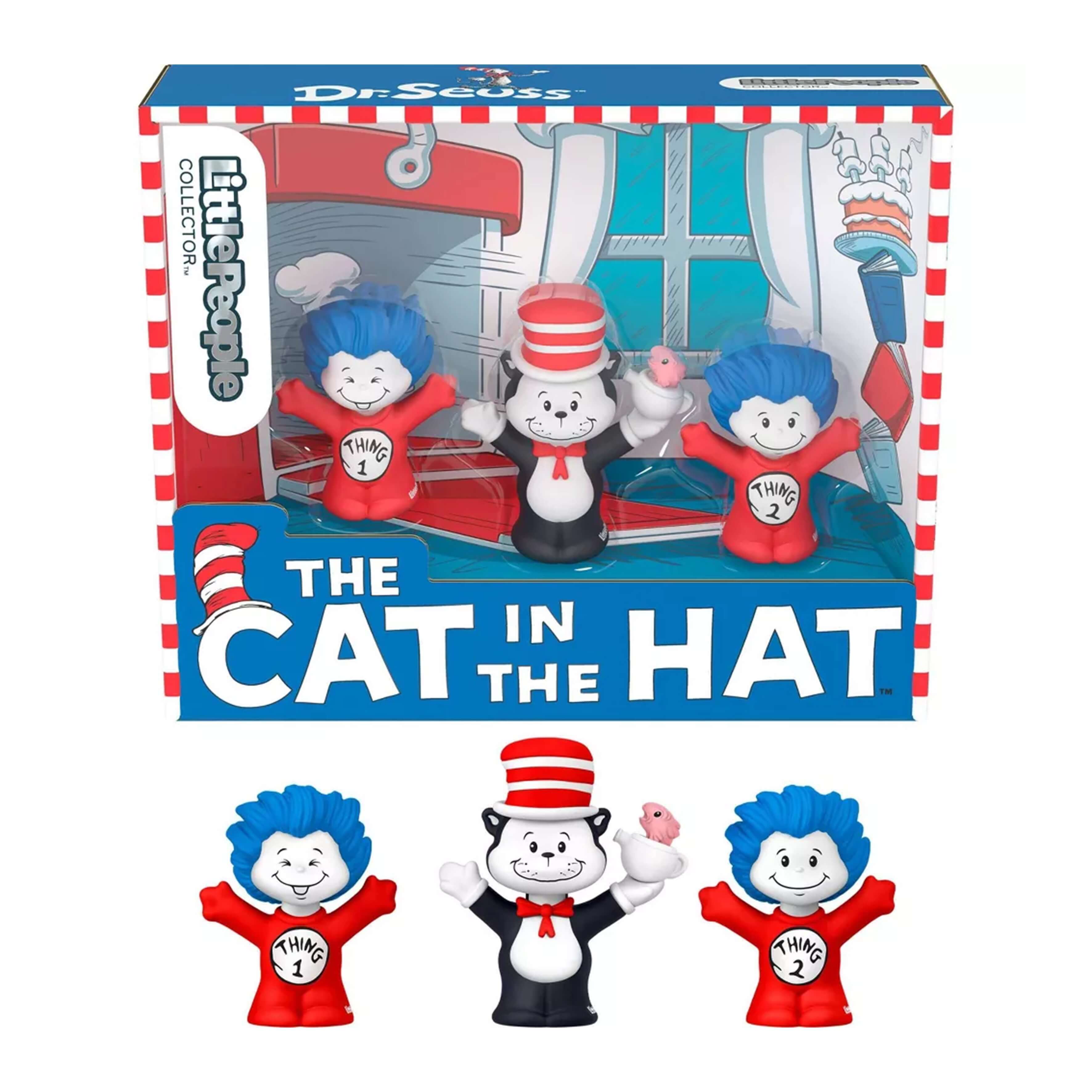 NEW Fisher Price - Little People Cat in The Hat Collector Set