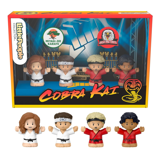 NEW - Fisher Price Little People Cobra Kai Collectors Set