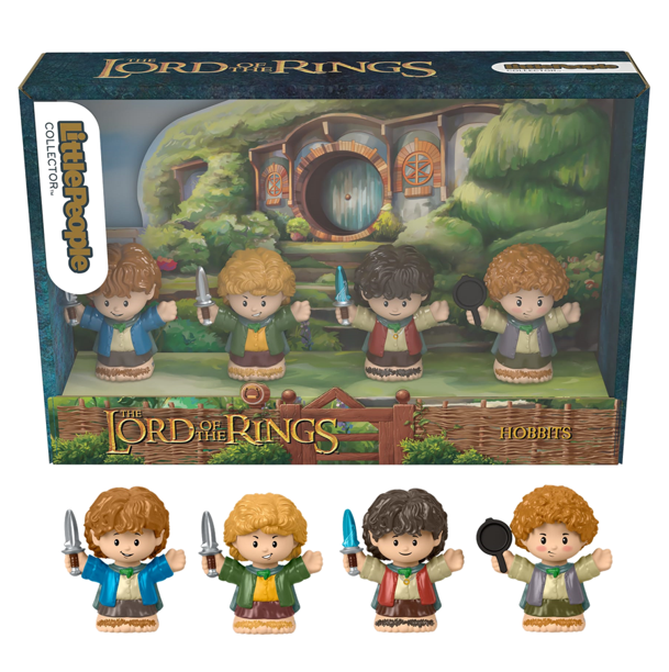 NEW Fisher Price - Lord of The Rings: Hobbits Little People Collector Set