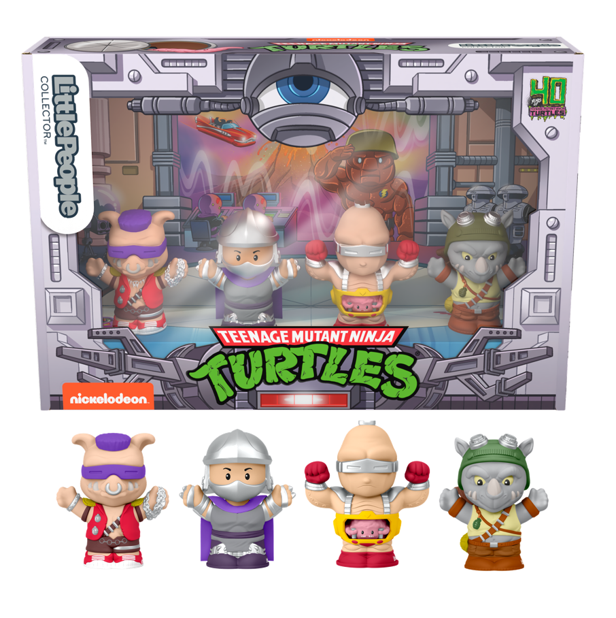 NEW - Fisher Price Little People TMNT Villians Collectors Edition