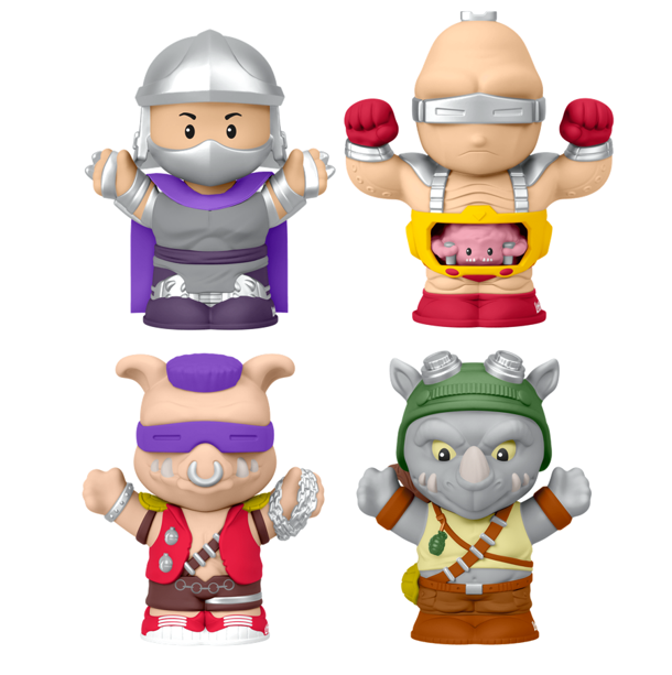 NEW - Fisher Price Little People TMNT Villians Collectors Edition