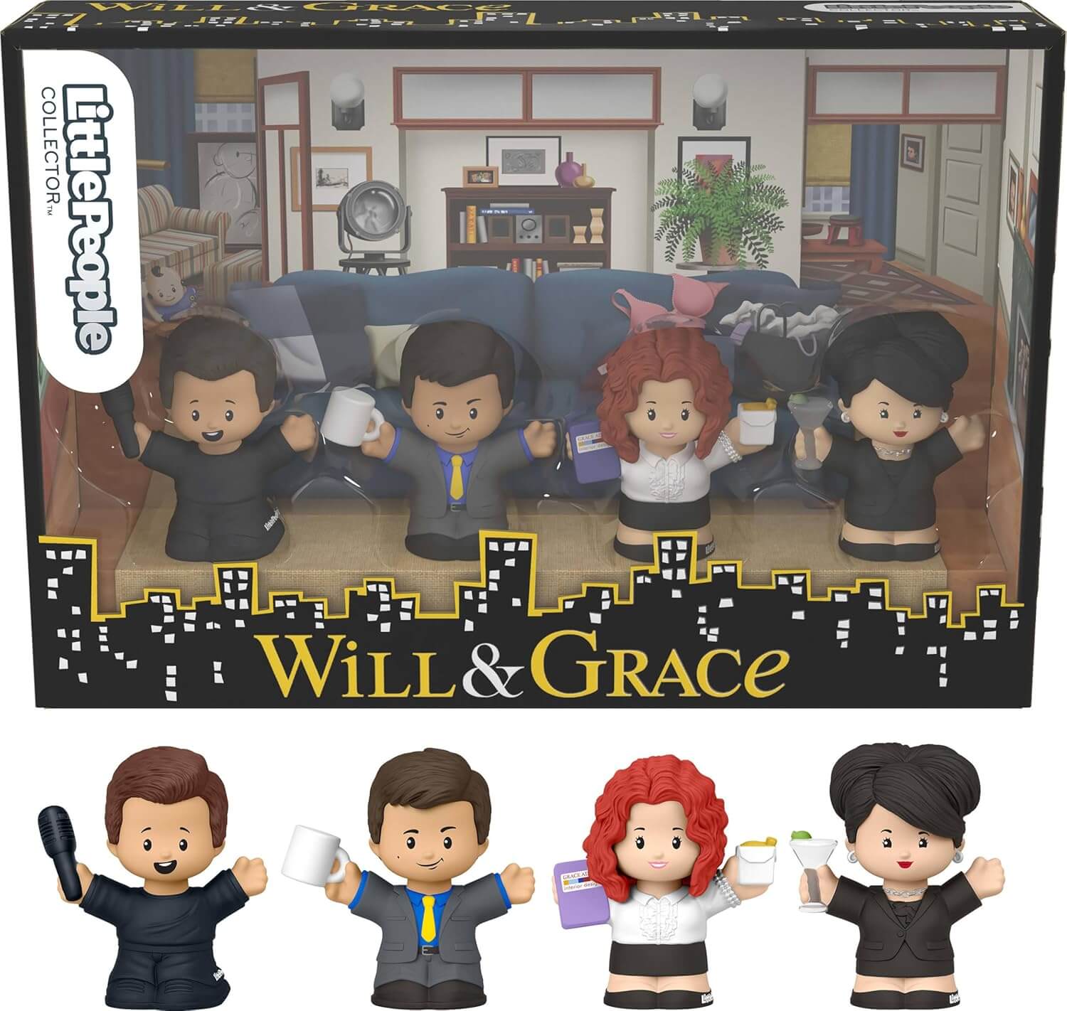 Fisher Price - Will & Grace TV Series Little People Collector Set