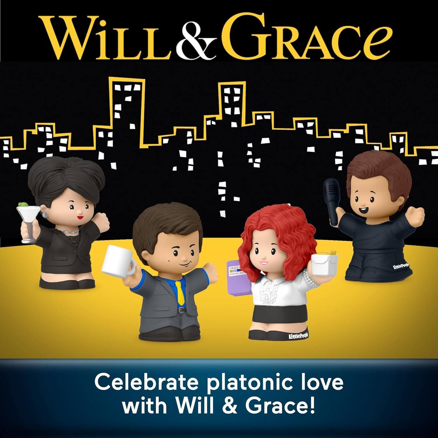 Fisher Price - Will & Grace TV Series Little People Collector Set