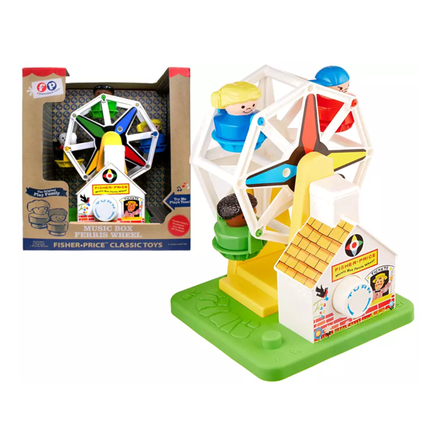 NEW - Fisher-Price Retro Series: Musical Ferris Wheel Toy (1966 Edition)