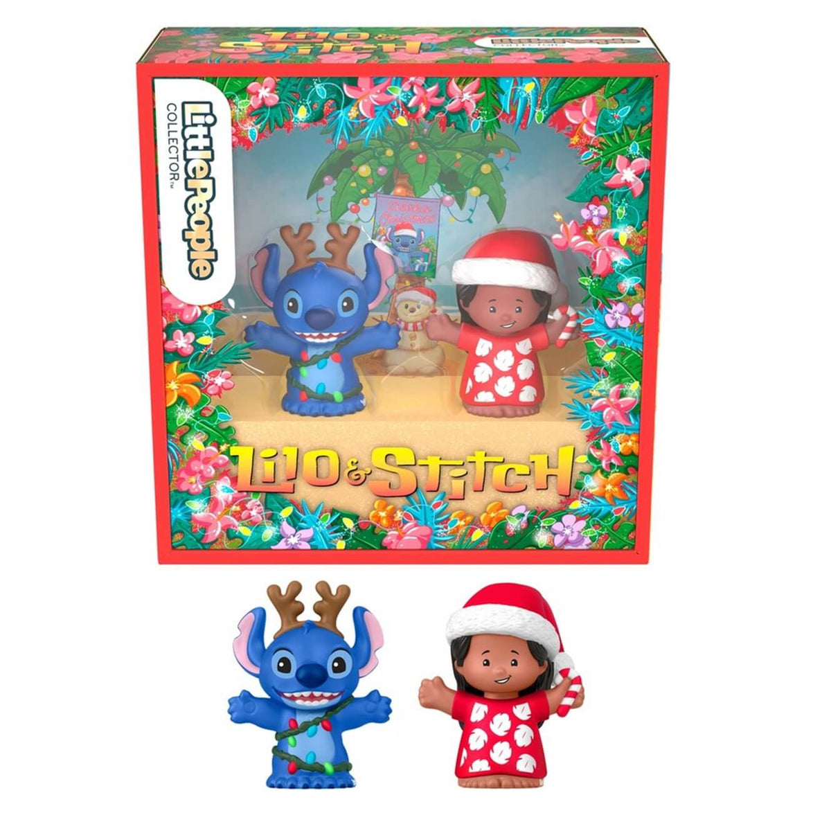 NEW Fisher Price- Little People Lilo & Stitch Christmas Collectors Edition