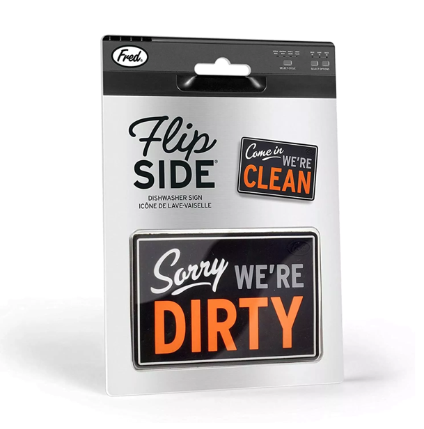 NEW - Fred FLIPSIDE Clean/Dirty Dishwasher Magnet