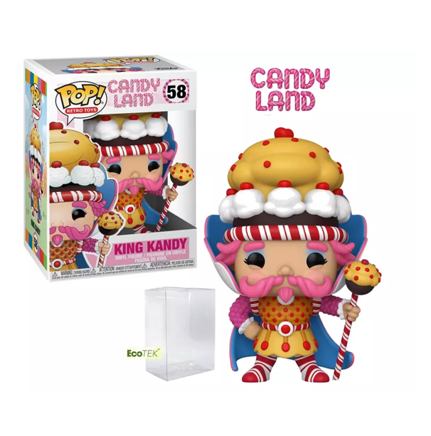 NEW Funko Pop - Candy Land King Kandy Vinyl Figure bundled with EcoTek Protector Case