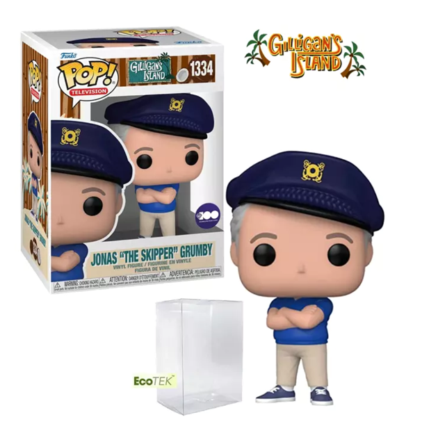 NEW Funko POP! - Gilligans Island: The Skipper bundled with EcoTek Case