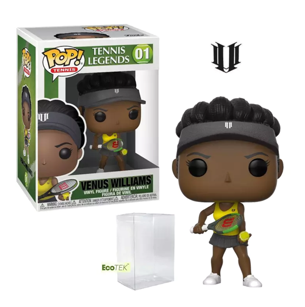 NEW Funko POP! - Venus Williams 01 bundled with EcoTek Protector Case (Tennis)