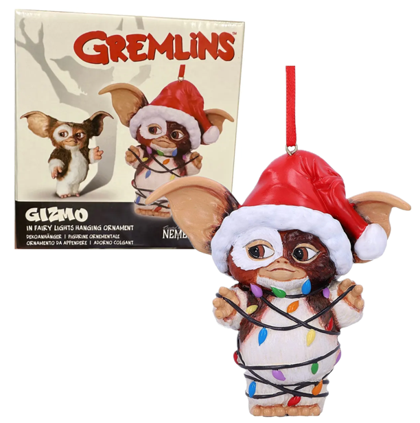 NEW Nemesis Now - Gremlins Gizmo in Fairy Lights Christmas Tree Ornament