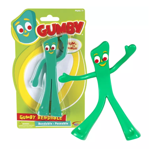 NEW - NJ Croce The original GUMBY Bendable Figure