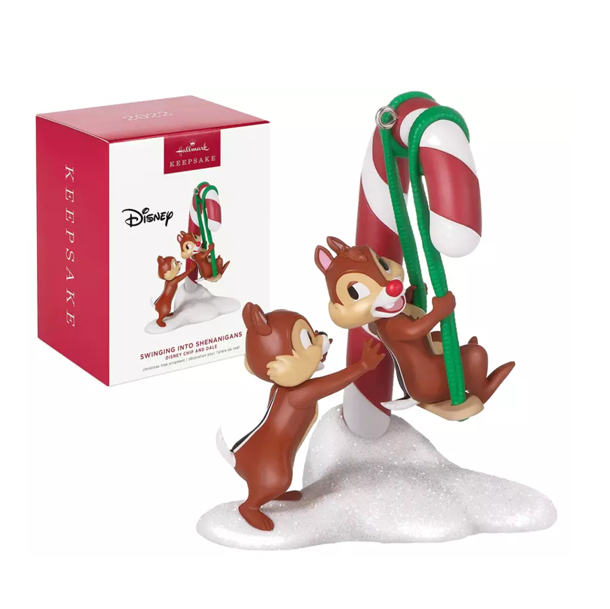 NEW Hallmark Keepsake - 2022 Disney Chip and Dale Swinging Into Shenanigans