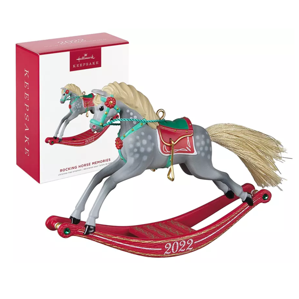 Hallmark Keepsake - 2022 Rocking Horse Memories Christmas Tree Ornament