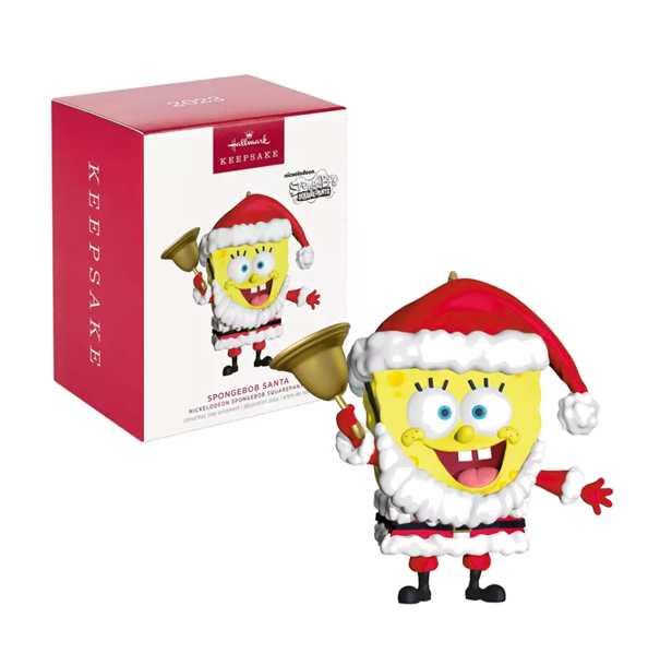 Hallmark Keepsake - 2023 SpongeBob Santa Christmas Ornament