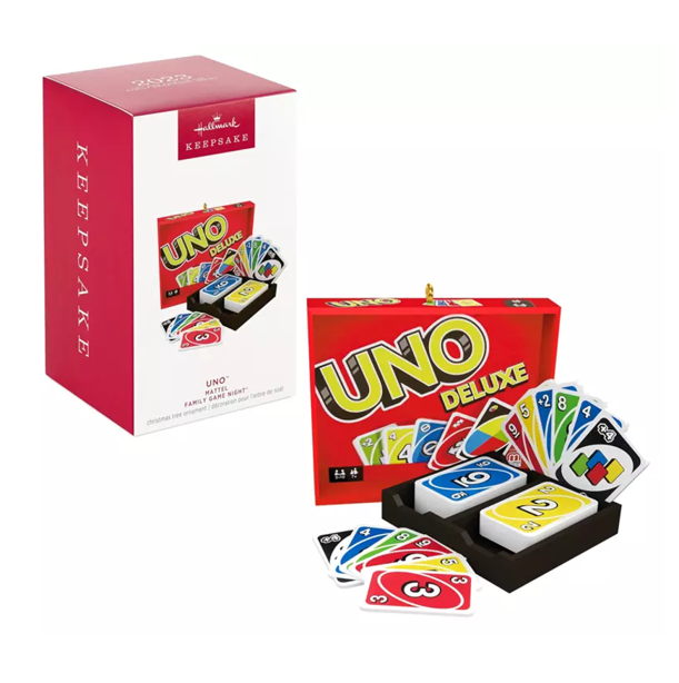 NEW Hallmark Keepsake 2023 - UNO Deluxe Christmas Ornament