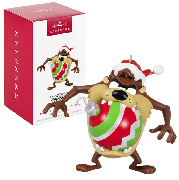 NEW Hallmark Keepsake - 2024 Looney Tunes Taz More Than He Can Chew Ornament