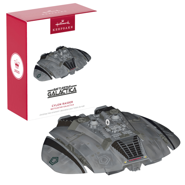 Hallmark Keepsake - 2025 Battlestar Galactica Cylon Raider Christmas Ornament