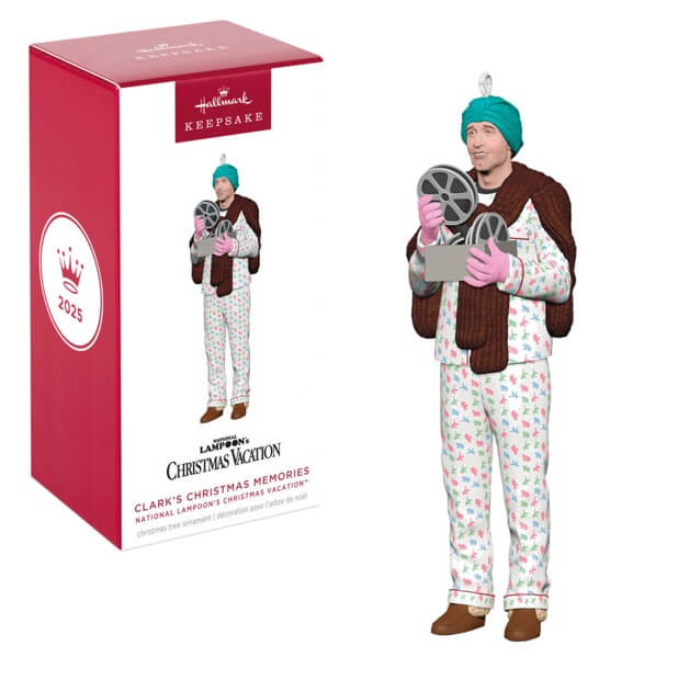 NEW - Hallmark Keepsake 2025 National Lampoons Christmas Vacation Clark's Christmas Memories Christmas Ornament