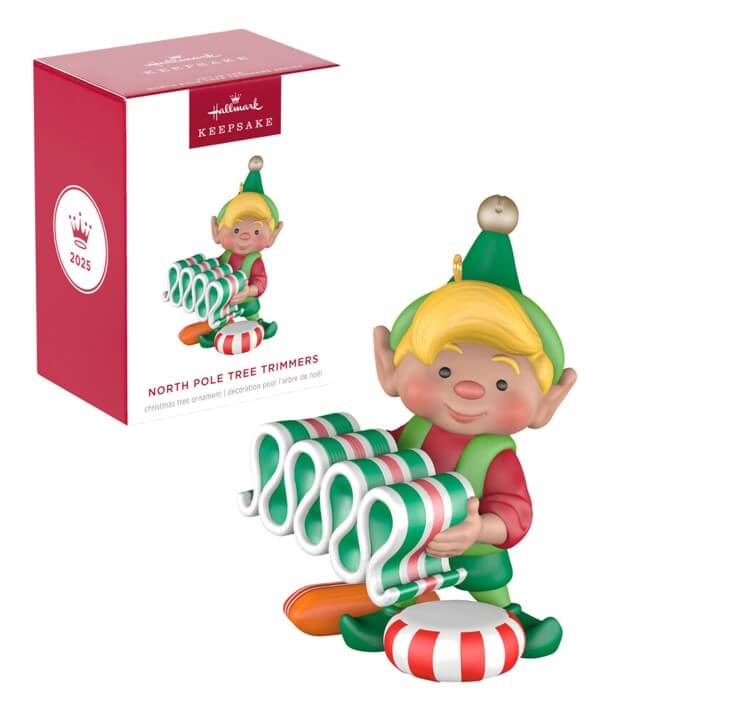 NEW Hallmark Keepsake - 2025 North Pole Tree Trimmer Ornament