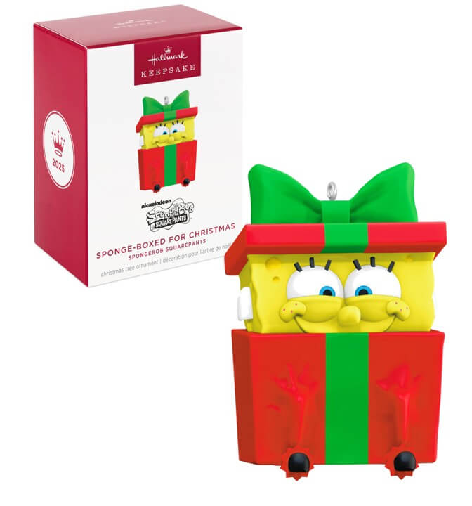 Hallmark Keepsake - 2025 SpongeBob SquarePants Spongeboxed Christmas Ornament