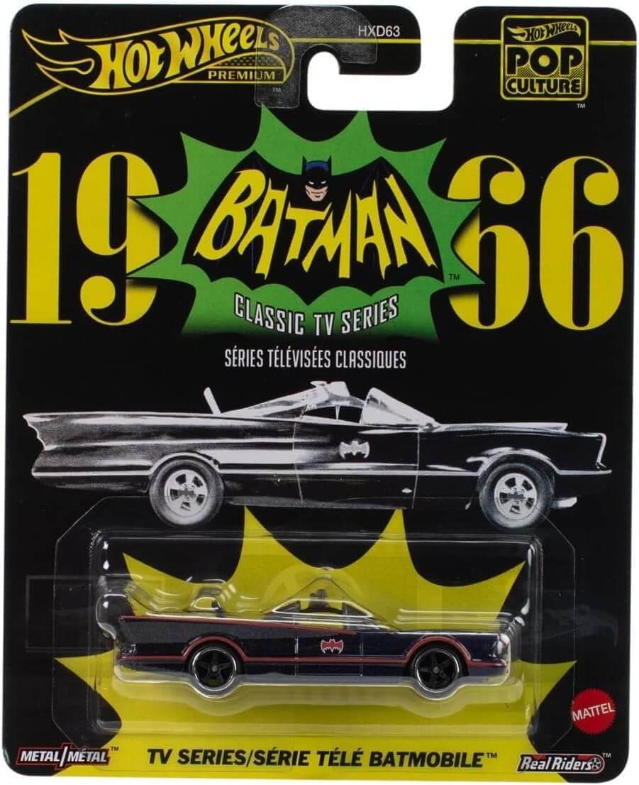 NEW - Hot Wheels Premium 1966 Classic TV Series Batmobile