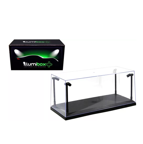 NEW Illumibox - Display Showcase 1: 18 or 1:24 scale Cars + 4 x USB Led Lights