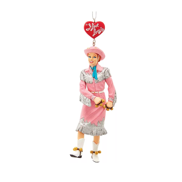 NEW Kurt Adler - I Love Lucy Cowgirl Lucy Christmas Ornament