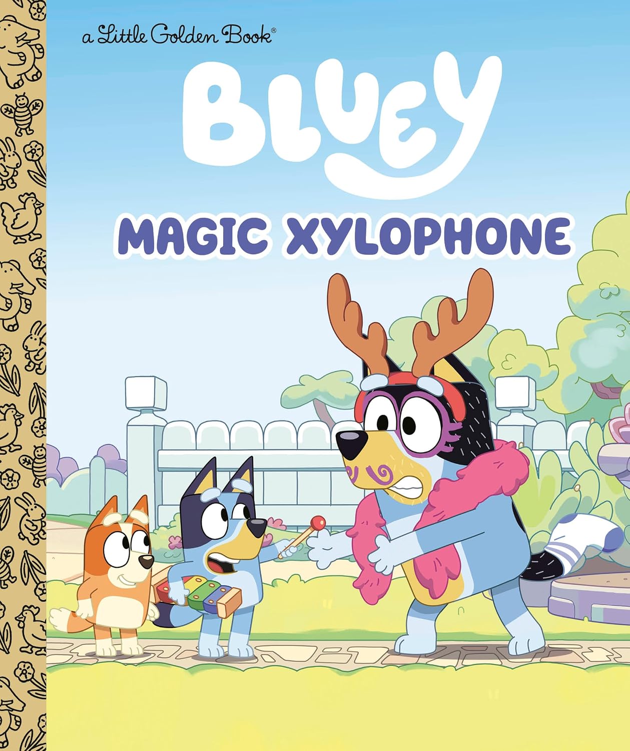 NEW - Bluey Magic Xylophone Little Golden Book