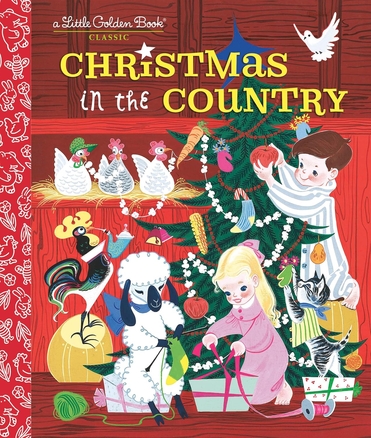 NEW Little Golden Book - Christmas in the Country