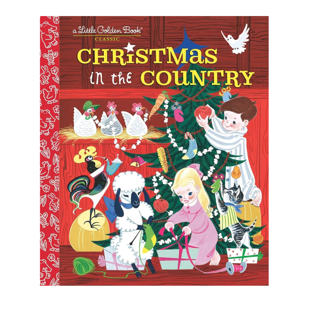 NEW Little Golden Book - Christmas in the Country